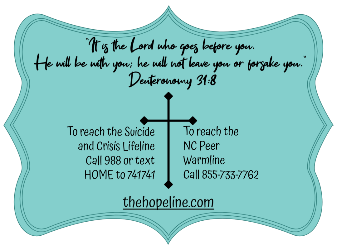 Suicide_Awareness_Resources image Suicide Awareness Resources - Call 988 or text HOME to 741741; NC Peer Warmline 855-733-7762